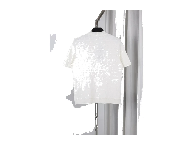 All-Over FF Jacquard Knit T-Shirt · back