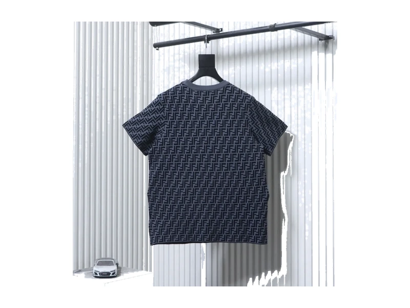FF All-Over Jacquard Knit T-Shirt · back